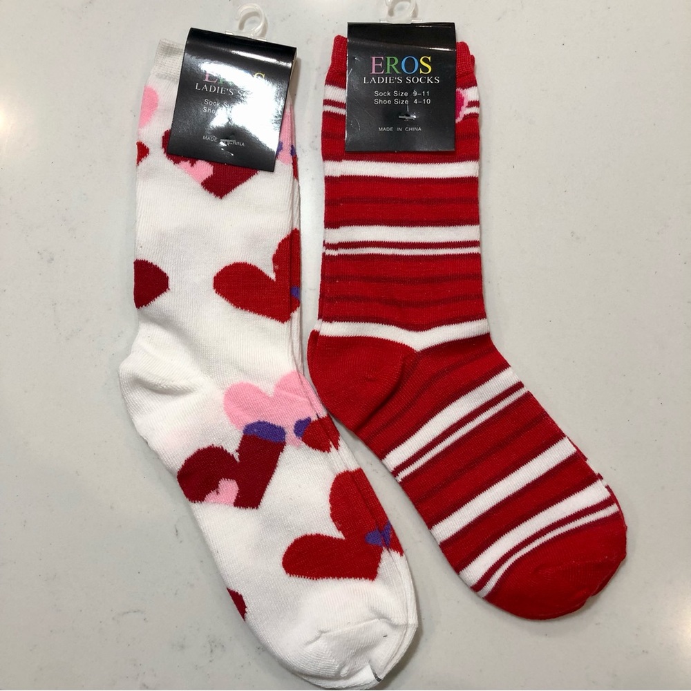 Valentine’s Day Socks - 2 Pairs